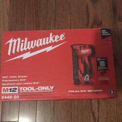Milwaukee M12 Cable Stapler Tool Only $170 Firm Cash Olny 