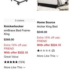 King Size Bed Frame