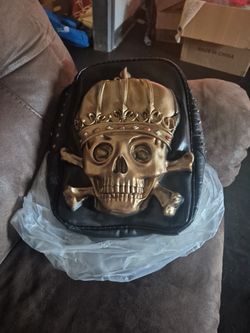 Black And Gold Backpack