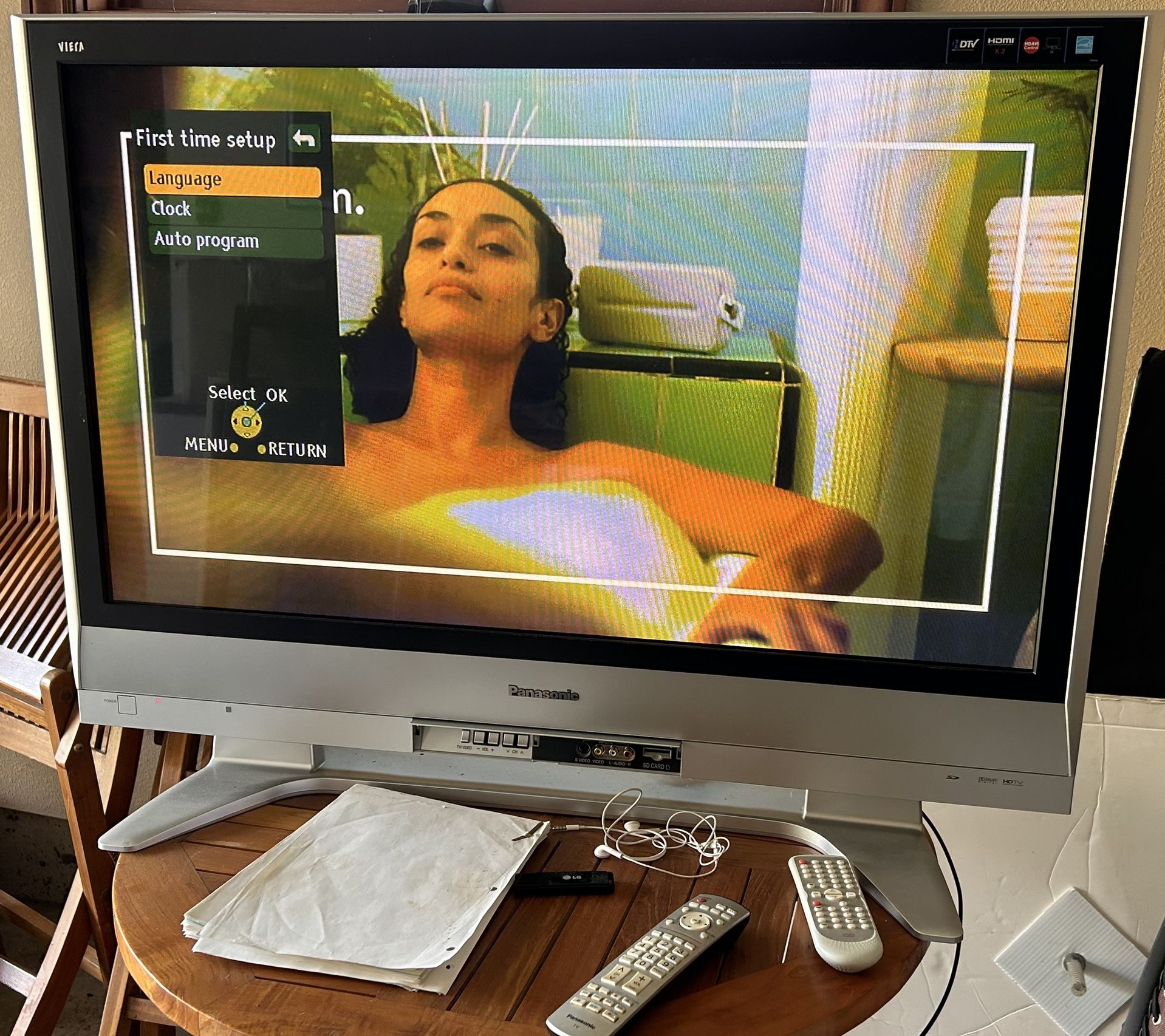 Panasonic TV With Stand