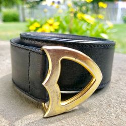 BELT-WOMAN PALOMA PICASSO,Gold Buckle,Luxury Designe Be
