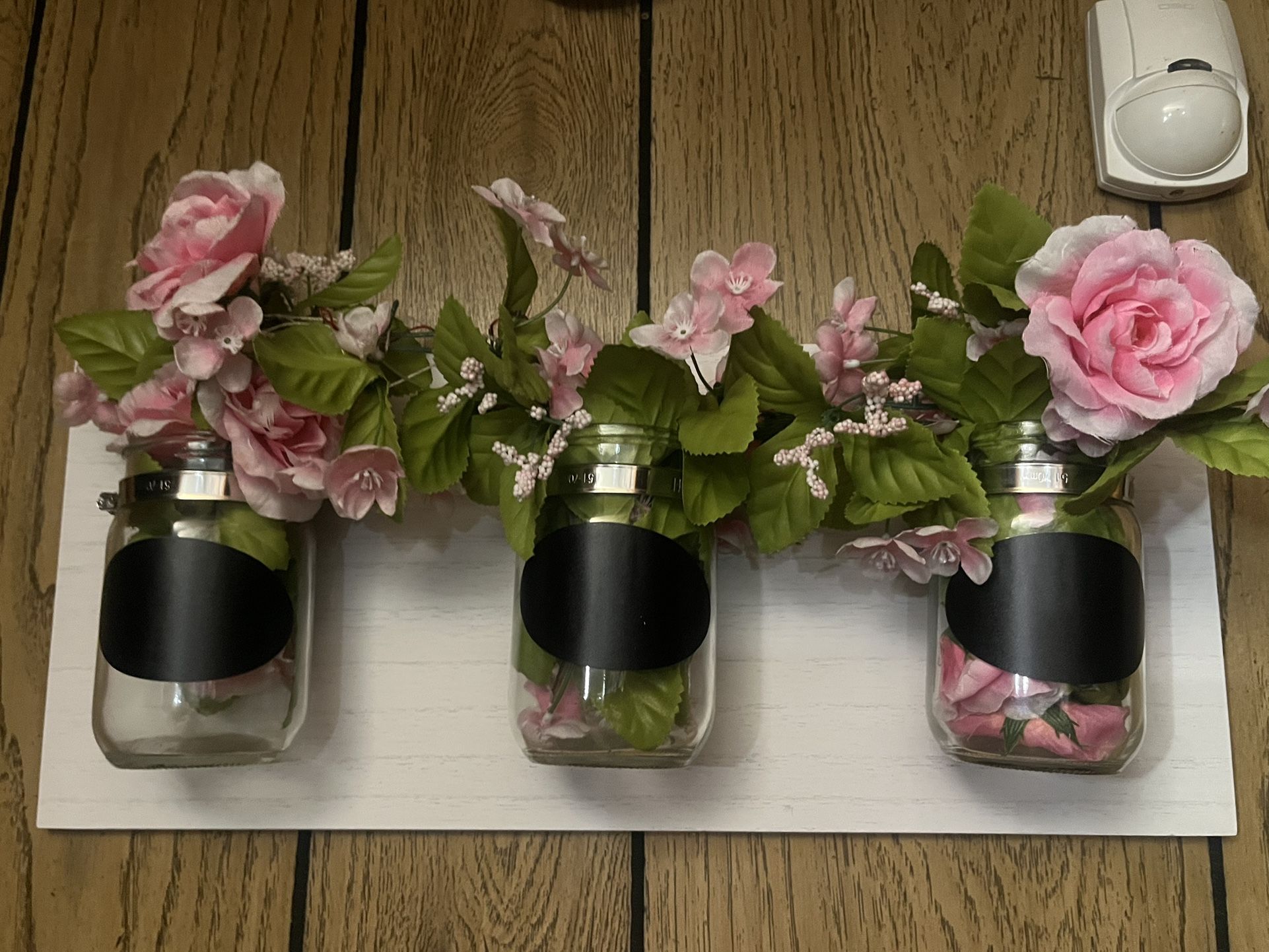 Wall Decor Mason Jar Display