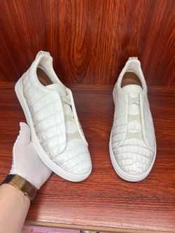 Customized high-end luxury Himalayan Nile crocodile leather sneakers