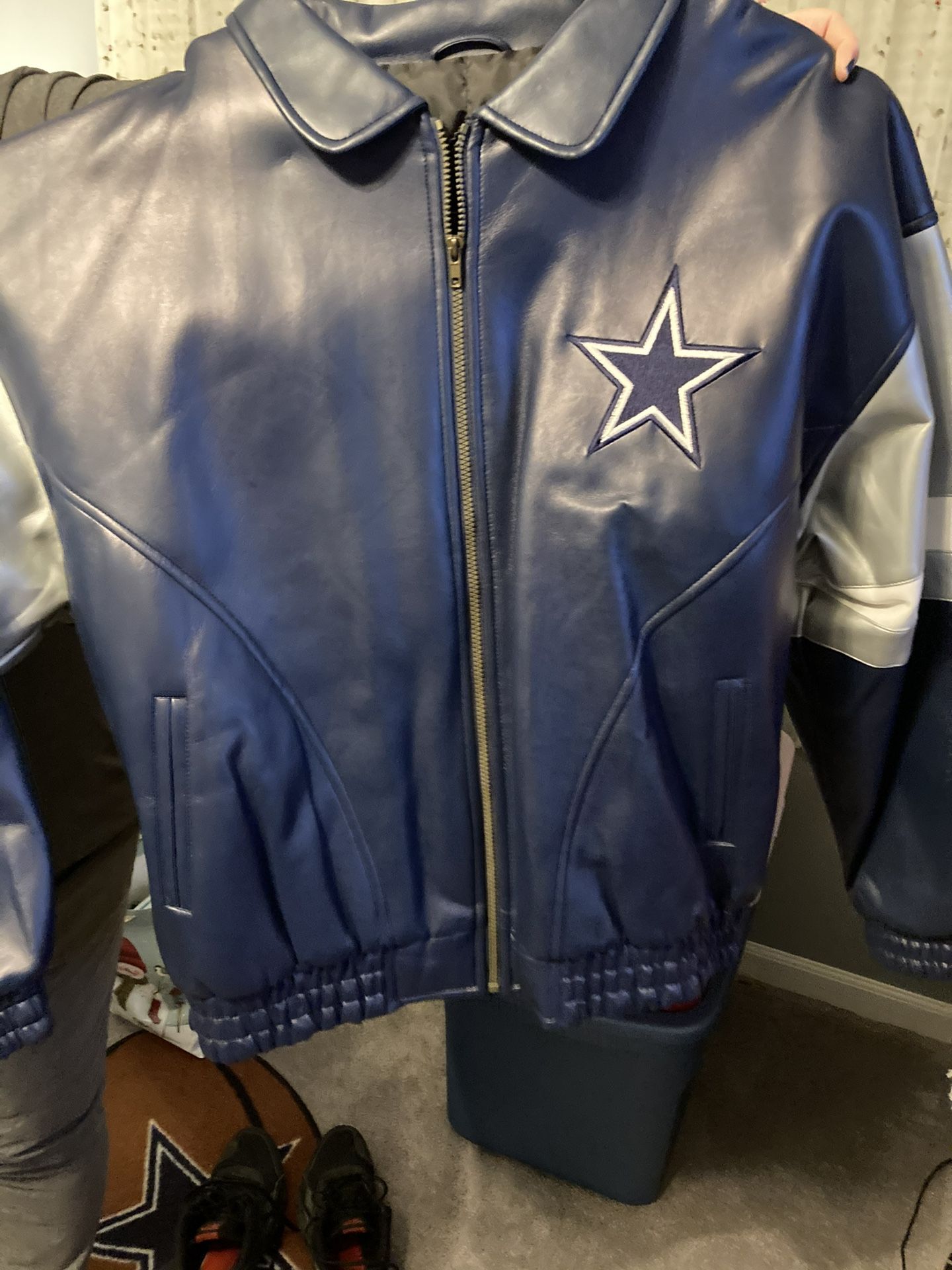 Leather Coat Dallas Cowboys