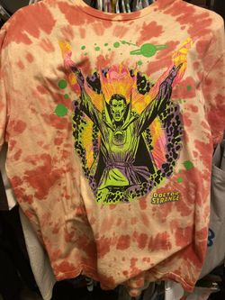 Dr Strange Tee (black light)