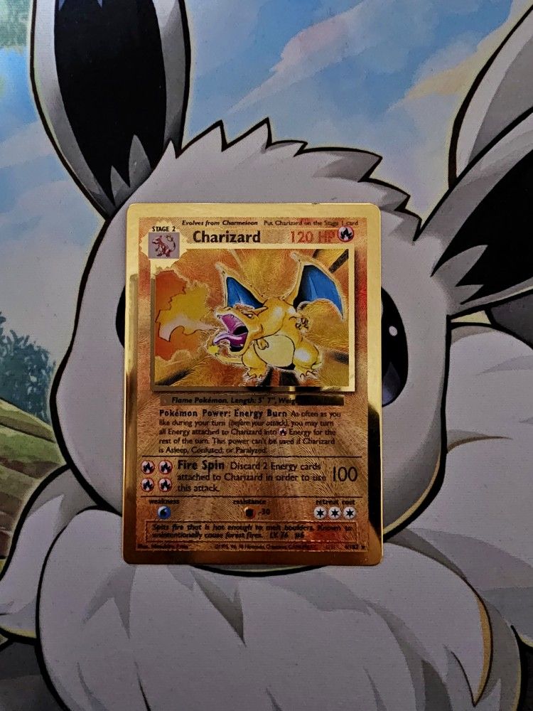 Pokémon- Gold Metal Charizard 