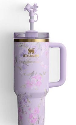 Authentic Stanley x LoveShackFancy 40oz Tumbler - Happy Thoughts 