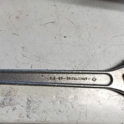 18" Armstrong Crescent Wrench Heavy Duty