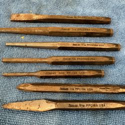 Vintage Snap On Punch and Chisels 