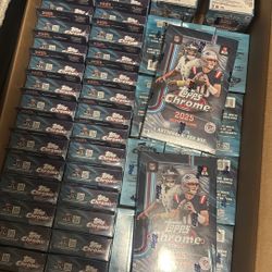 NFL topps chrome ( And A Little Bit Of WWE)