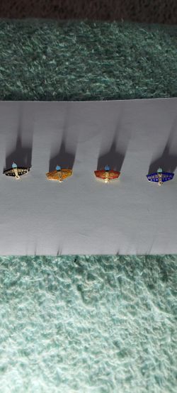 Four Southern Gas Pins All 14k