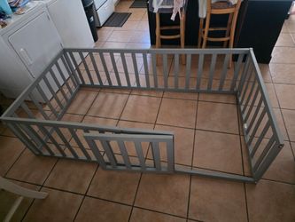Twin gate bed frame