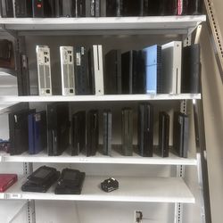 Video game consoles and controllers