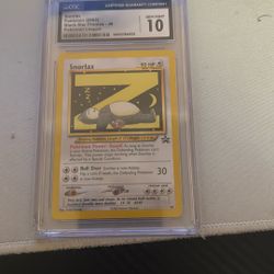 CGC Gem Mint 10 Snorlax 
