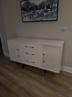 City Furniture White Cortina Buffet