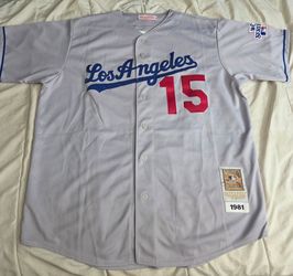 Authentic stitched "Davey Lopes" Dodgers Jersey  size (XL)