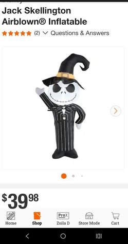Disney
Jack Skellington 3.5 Ft Talk