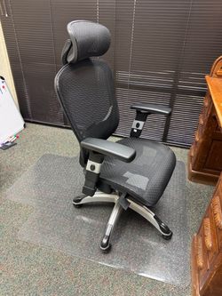 Four ea. Staples brand mesh office chairs