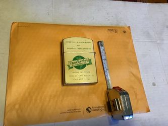 CharBerJoy Distributions, Inc. lighter vintage X-Large size from 1968, metallic with a silver finish, approximately 4.5” tall Super item for your coll