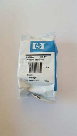 HP black printer ink HP27