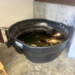 300 Gallon Stock Tank Turtle Setup 