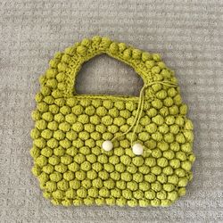 Bubble Textured Knit Bag