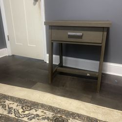 Gray Side Table