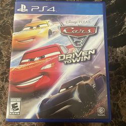Disney Cars 3 Video Game For PS4