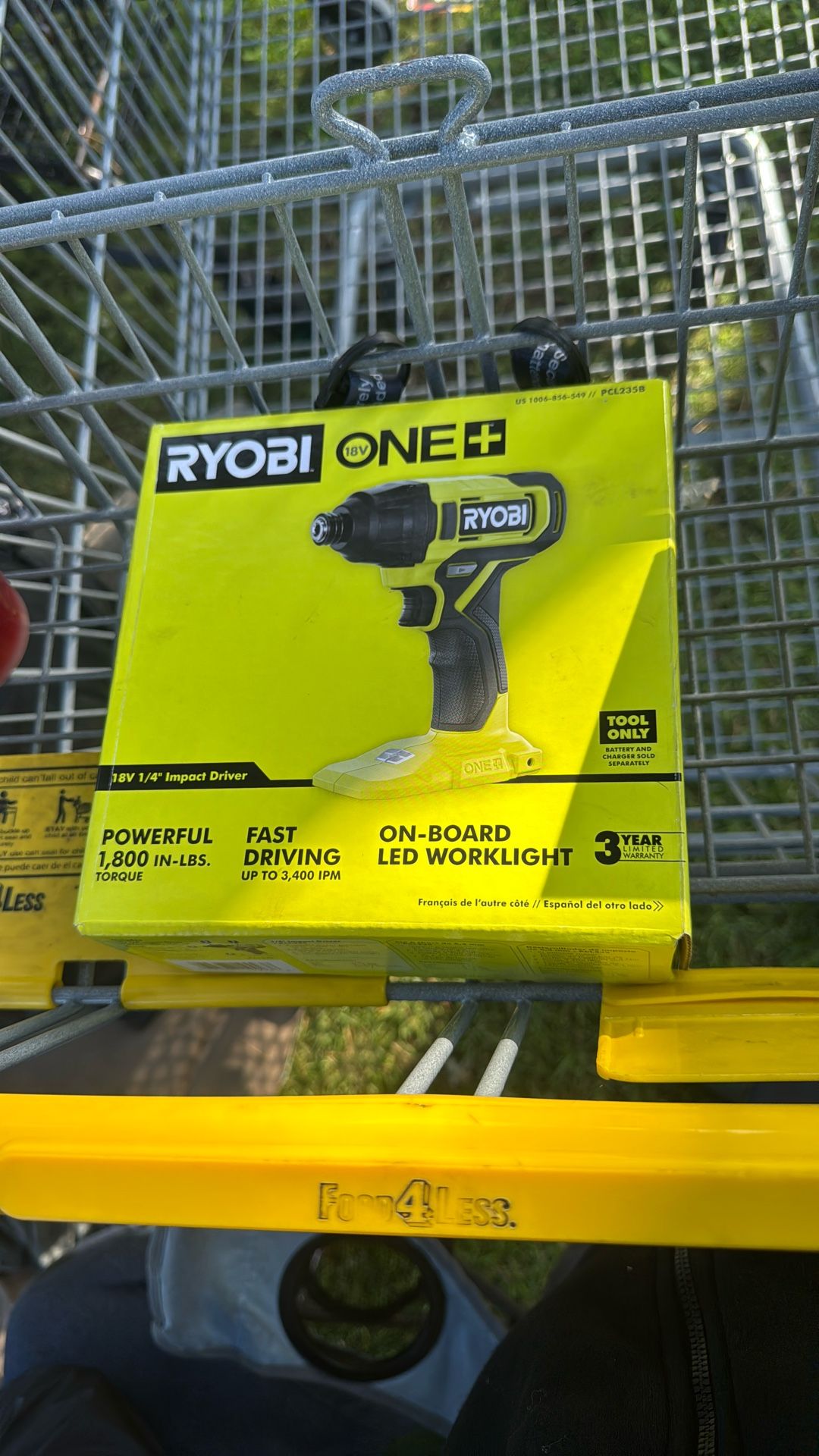Ryobi One+ Drill 18v