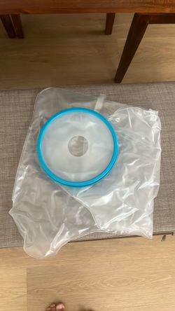 Used leg/arm shower sleeve for splints, injuries, casts.