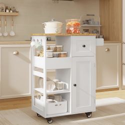 Kitchen Island Cart on Wheels