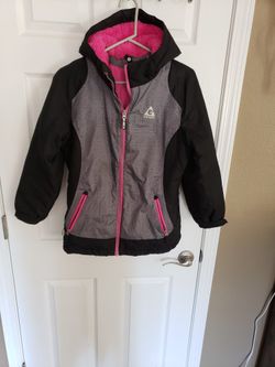 Like New Girls Gerry Winter Coat With Hood  Size M 10/12