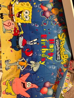 Spongebob birthday party decoration