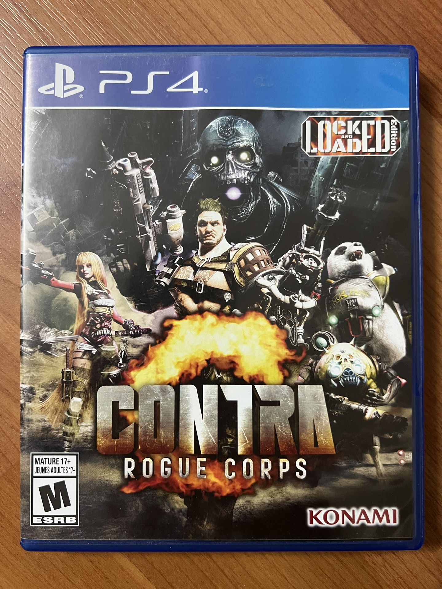 PS4 Contra Rogue Corps Video Game (CIB) $15