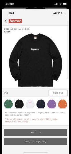 Supreme Box Logo L/S
