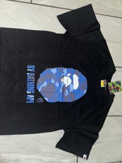 A Bathing Ape Blue Camo Shirt