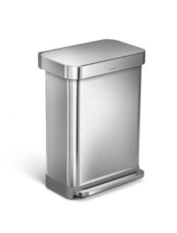 Simplehuman 55 L Rectangular Kitchen Step Trash Can 