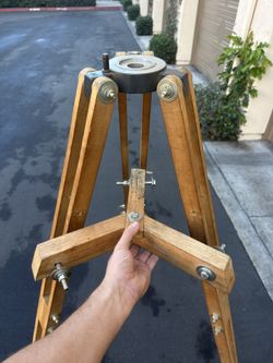 Vintage Wooden Telescope Tripod