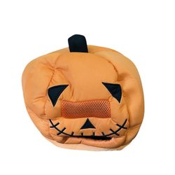Plush Halloween Pumpkin Head Mask Mascot Costume One Size