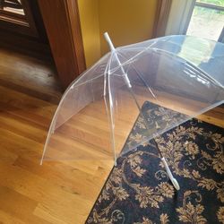 3 Clear Umbrellas
