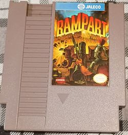 Rampart NES Cartridge