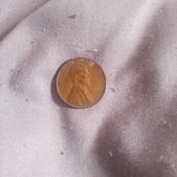 1944 Rare Wheat Penny No Mint Mark 