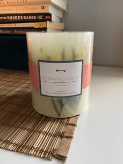 Botanical cute candle