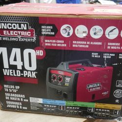 Lincoln Electric K2514-1 Weld Pak 140 HD Wire-Feed Welder New