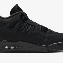 Size 10 Nike Air Jordan 4 Retro Black Cat