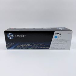 New HP 125A CB541A Cyan Print Cartridge Prod. Date Oct. 2018