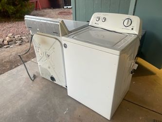 Washer and dryer combination both electric
