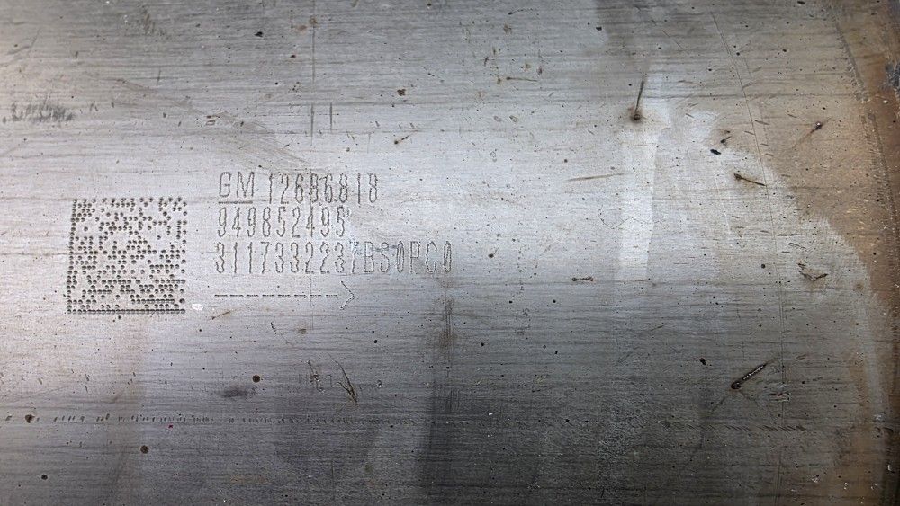 2017-2022 GMC SIERRA DURAMAX 6.6 L5P LOWER DIESEL EXHAUST MUFLER  GM1(contact info removed) OEM