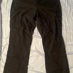 Napa Valley, women’s plus dress pants, 22W, black striped 