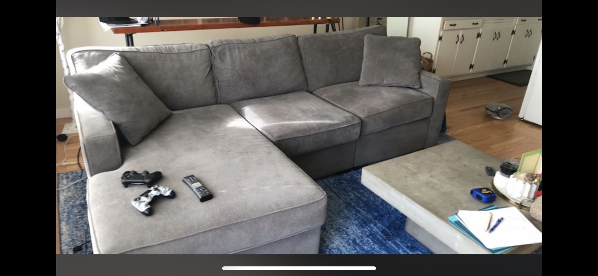 Sectional couch from Macy’s